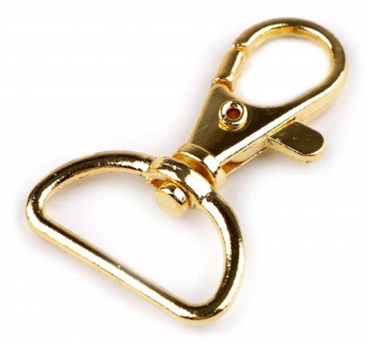 Mousqueton en métal pivotant 30mm