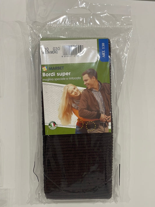 Bas de blouson Épais Marron foncé 130-030