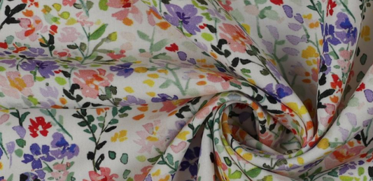 Viscose Digital  WHITE / MULTI