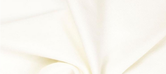 Bord Côte Tubulaire Écru