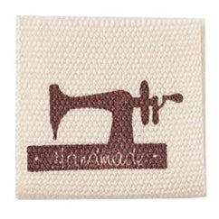 Étiquettes tissées Carré HANDMADE @1