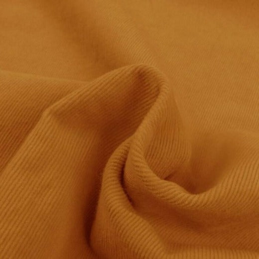 Tissu Velours milleraie Ocre