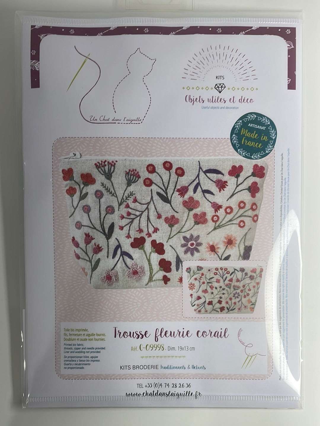 Trousse fleurie