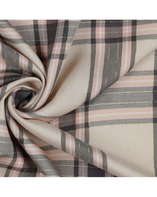 Viscose Lurex Beige Rosé