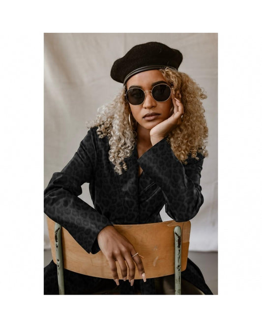 Simili Cuir Stretch Black