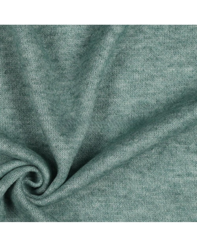 Viscose Maille Mélange Chinée Vert d'eau