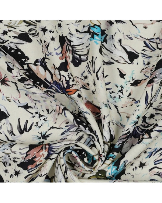 Viscose Digital Blanc