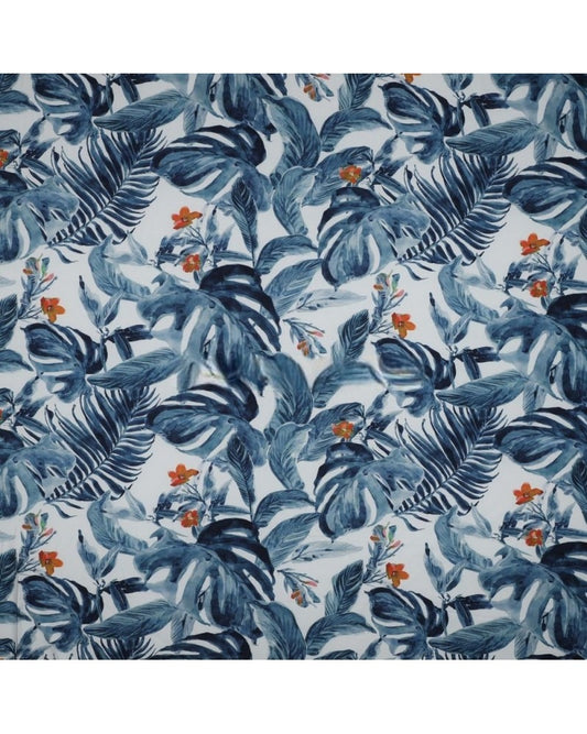 Viscose Digital Bleu