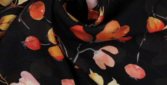 Viscose Digital  BLACK