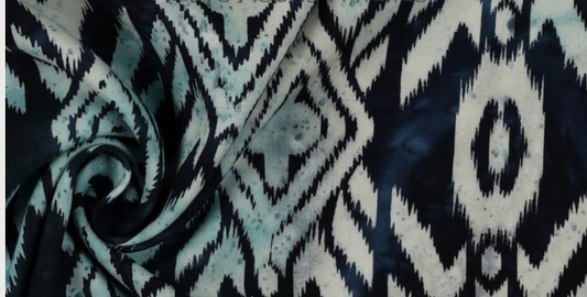 Batik Viscose  PETROL