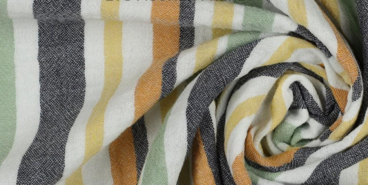 Double Gaze Teintée en Fil MULTICOLORE