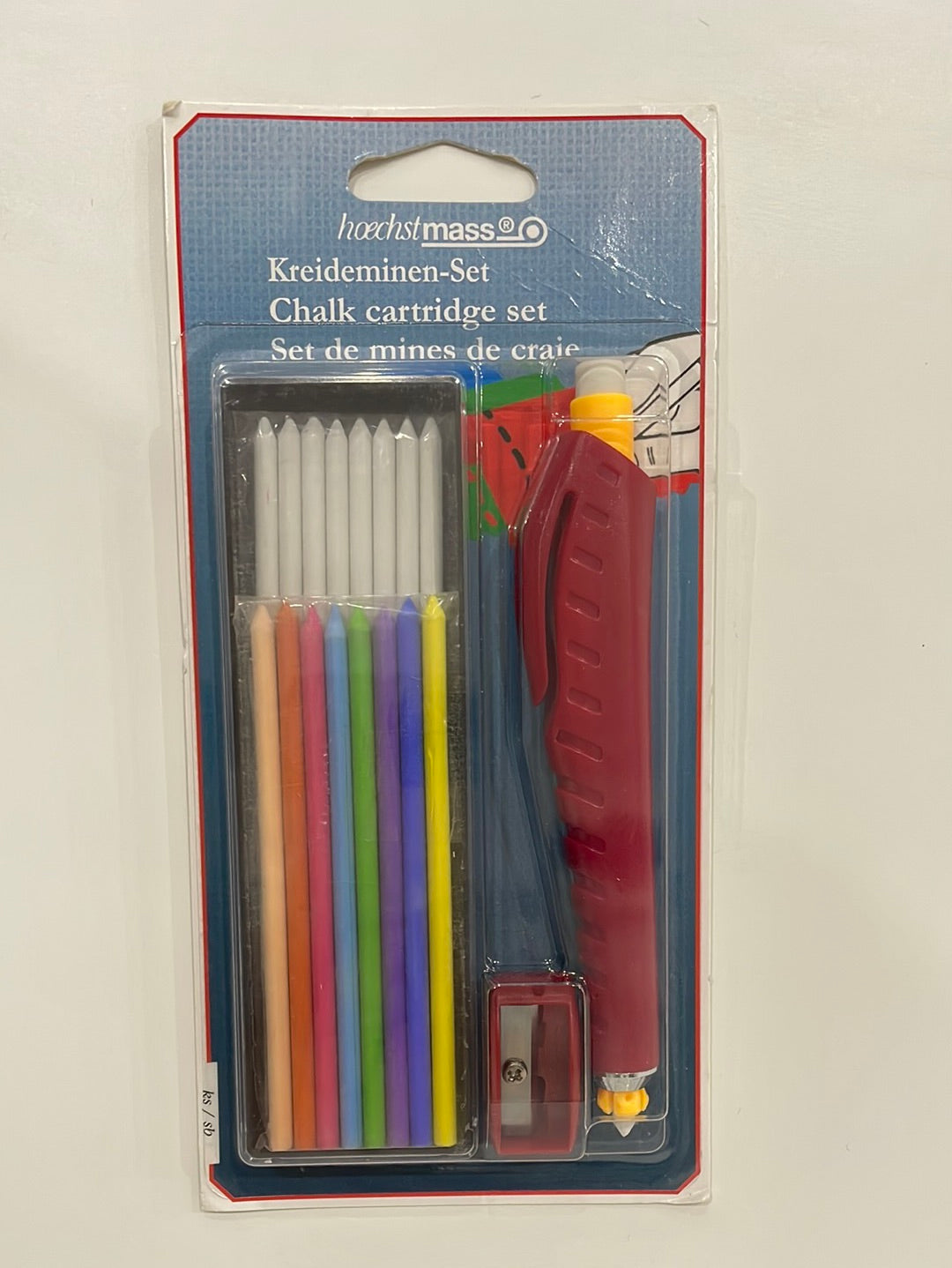 Crayons craies sous blister boite de 5