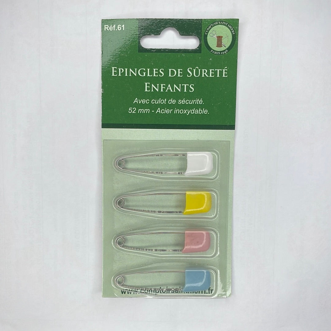 Épingles de sûreté enfants 52mm