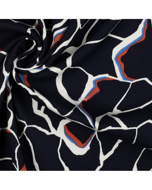 Viscose Lourde Stretch Navy