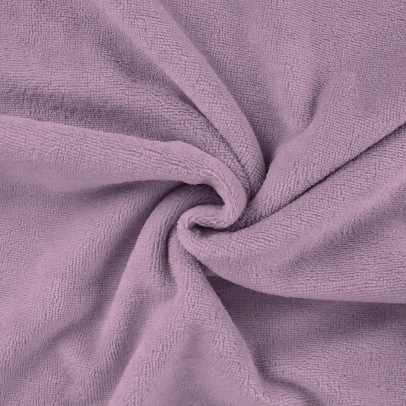 Tissu Micro Éponge Bambou Lilas