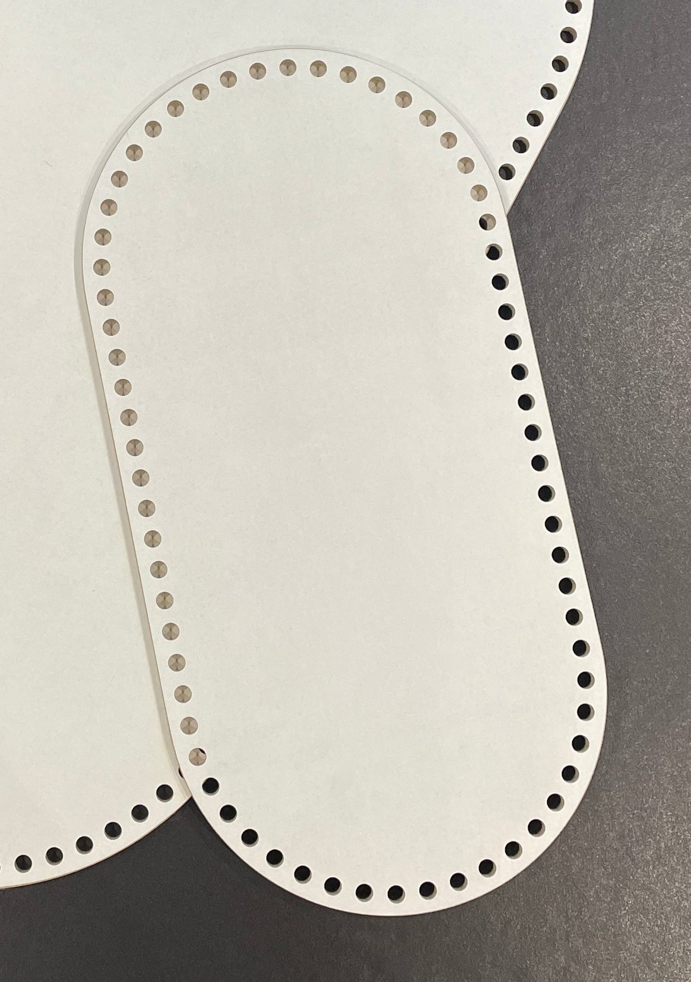 Fond Base Bois Crochet pour Couffin Poupée