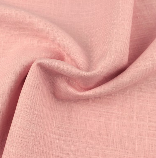 Viscose Lin Lourd Rose