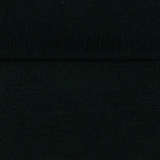 Bord côte chiné uni Noir