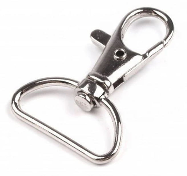 Mousqueton en métal pivotant 30mm