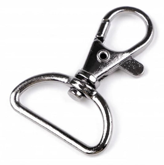 Mousqueton en métal pivotant 25mm