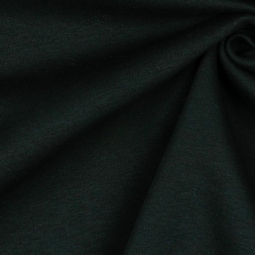 Tissus sweat Molleton Jogging Uni Lourd Noir