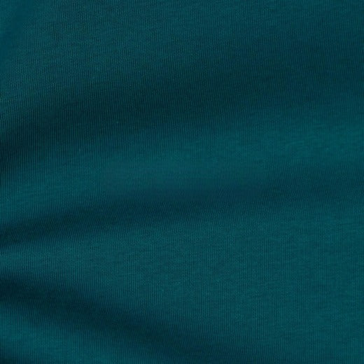 Tissus sweat Molleton Jogging Uni Lourd Pétrol