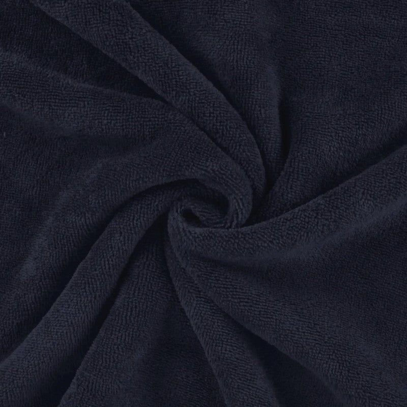 Tissu Micro Éponge Bambou Bleu Marine