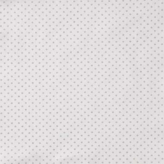 Coton Glit Pisani Blanc / Argent