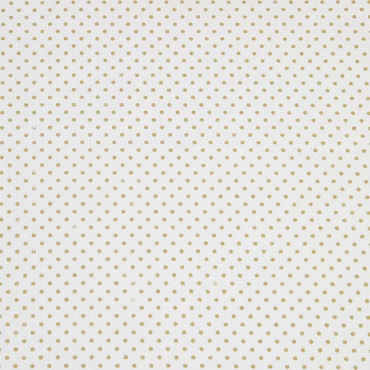 Coton Glit Pisani Blanc / Gold
