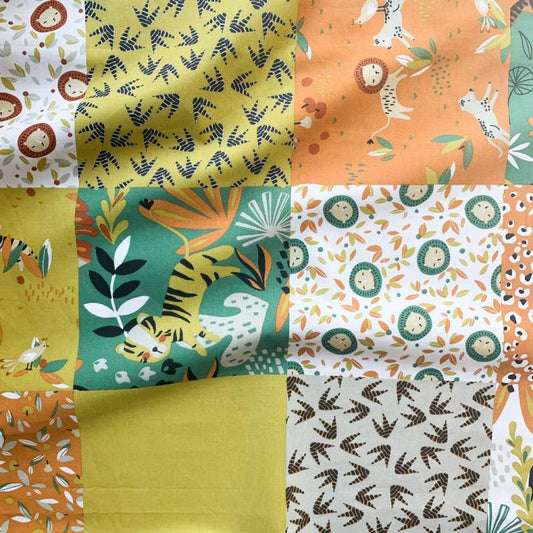 Coton Kymatch Vert / Rouille