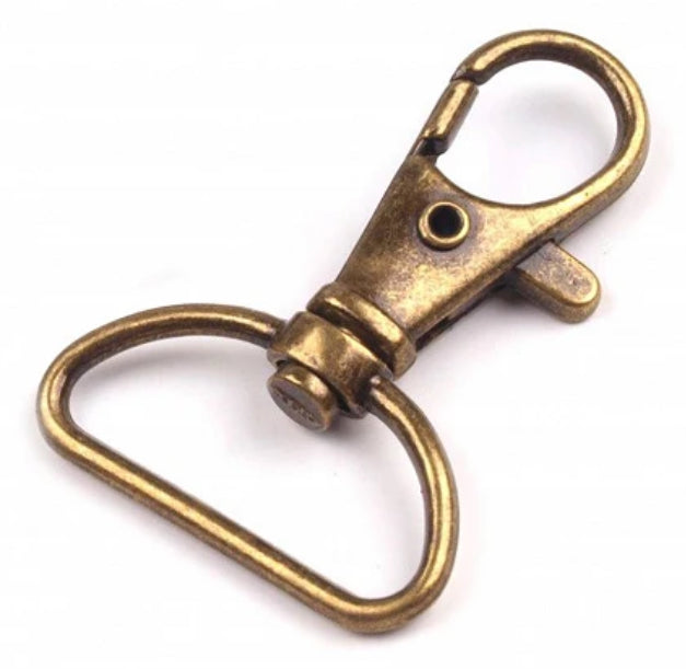 Mousqueton en métal pivotant 30mm