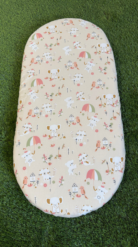 🧸 Drap-housse en coton bio – 75×35 cm – NUBIO CRÈME