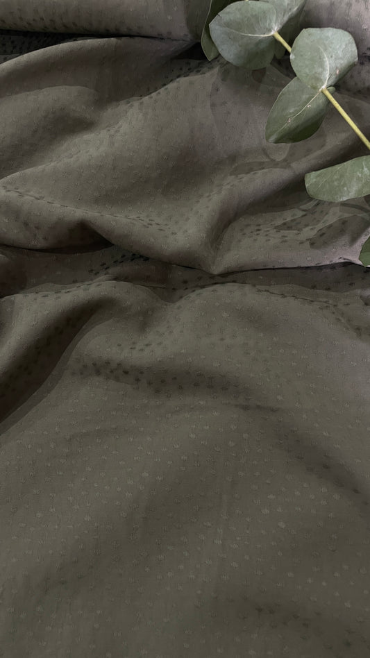 Viscose Jacquard Kaki