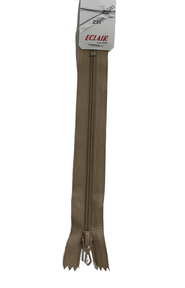 Fermeture à glissière Non séparable Z51 4mm BEIGE ANTILOPE