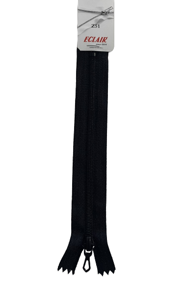 Fermeture à glissière Non séparable Z51 4mm NOIR