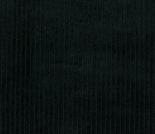 Tissu Velours Lavé Larges Côtes Black
