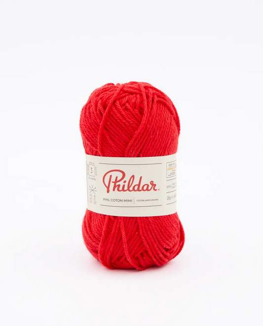 Phil Coton Mini 3 Cerise