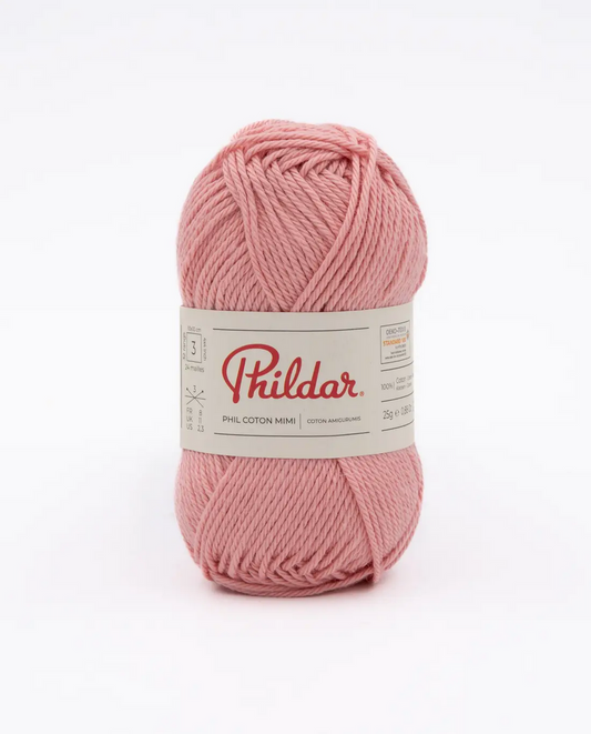 Phil Coton Mini 3 Rose Saumon