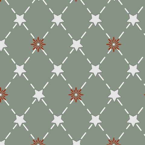 POPELINE NEVADA NOËL 7002