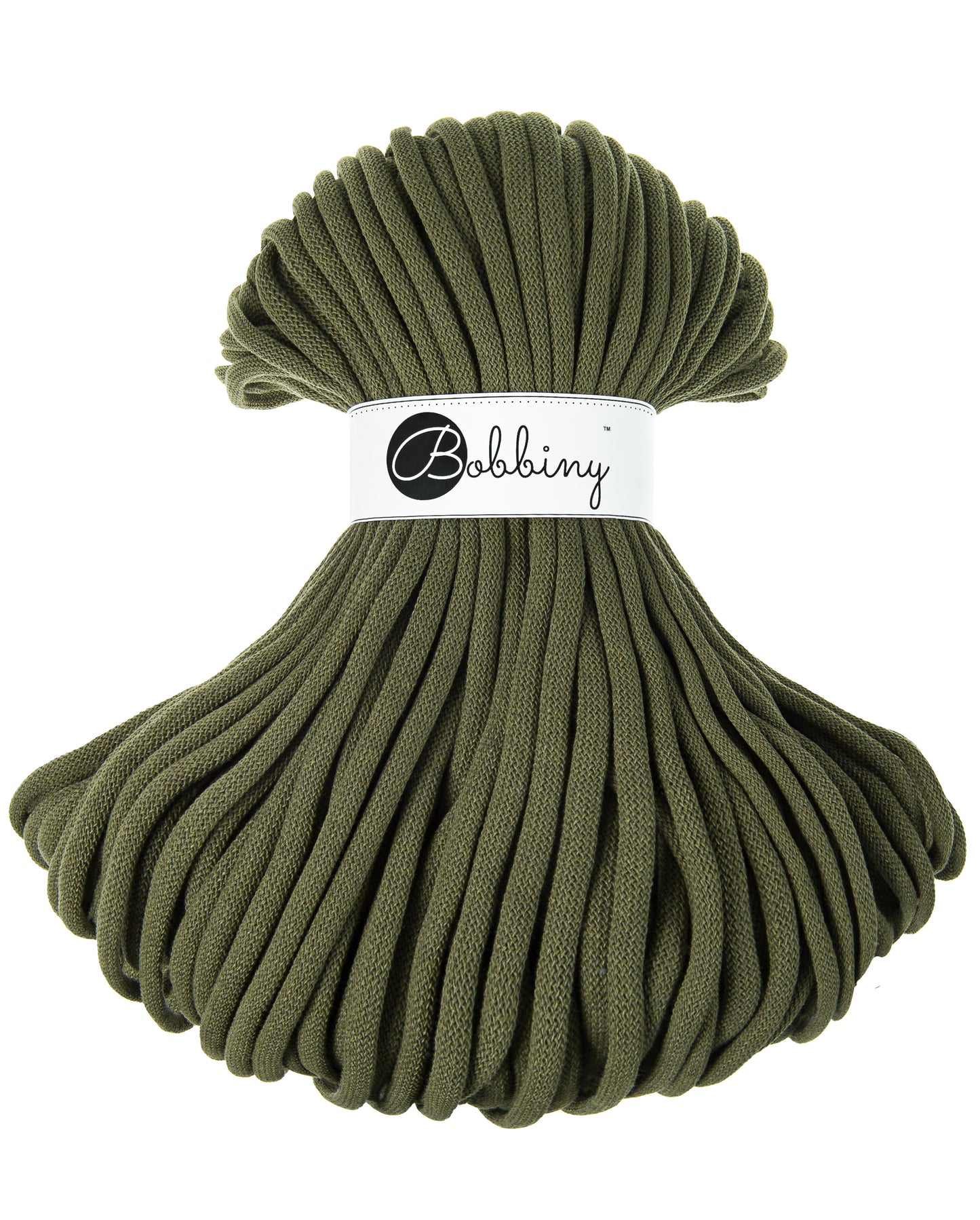 Corde tressée en coton 9mm coloris Avocado – Les Fées Crochett’