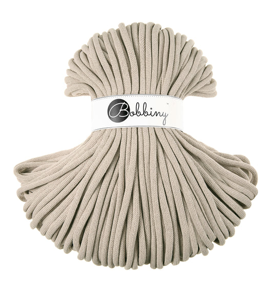 Corde tressée en coton 9mm coloris Beige – Les Fées Crochett’