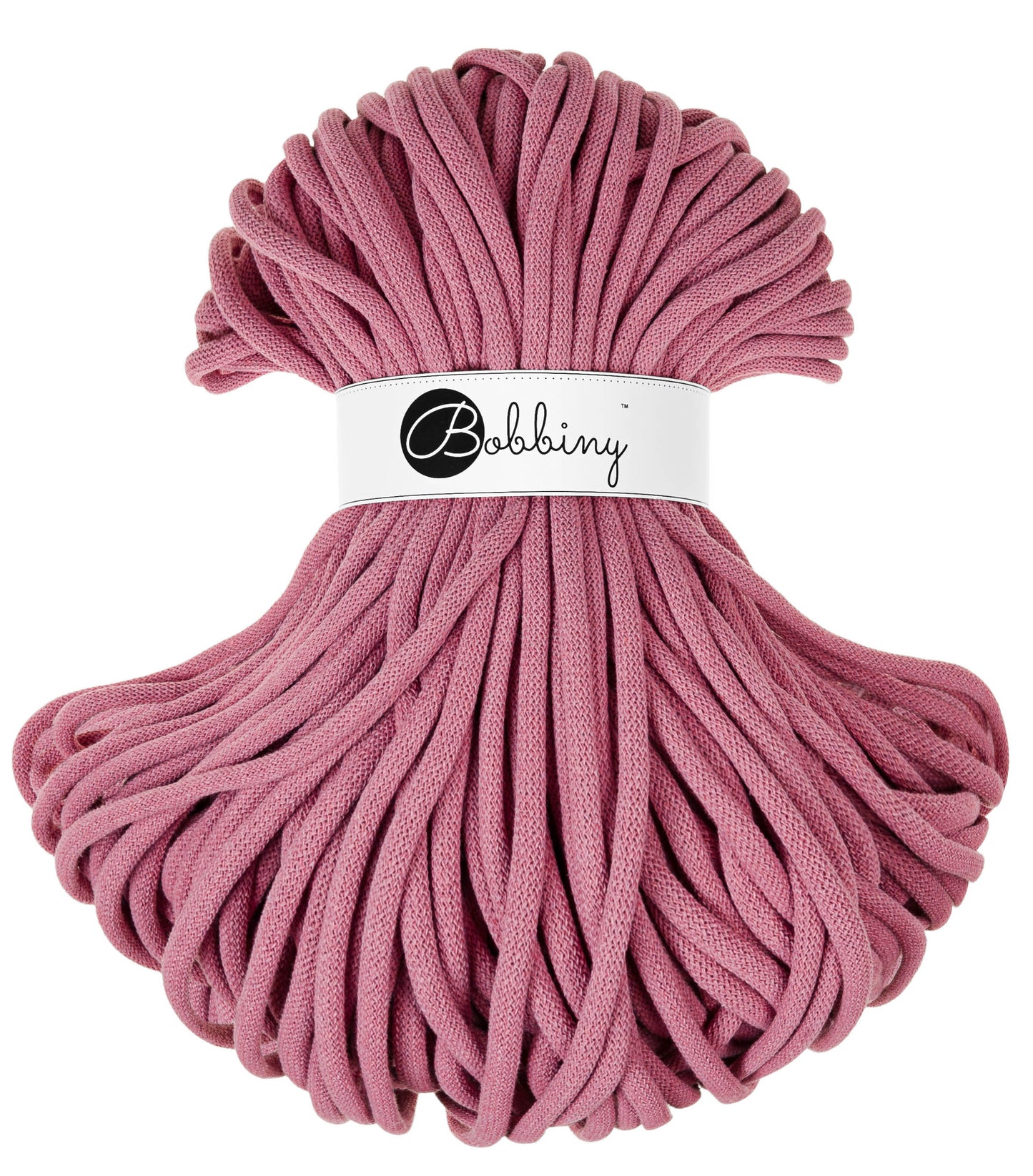 Corde tressée en coton 9mm coloris Blossom– Les Fées Crochett’