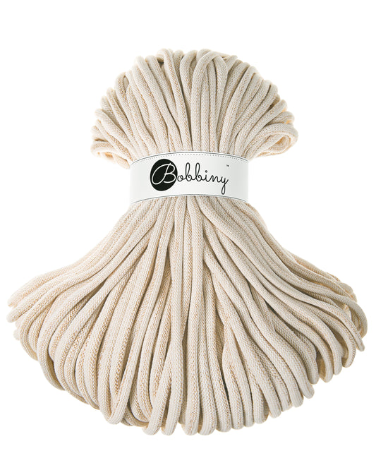 Corde tressée en coton 9mm coloris Golden Natural – Les Fées Crochett’