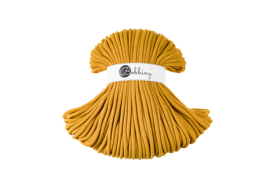 Corde tressée en coton 9mm coloris Mustard – Les Fées Crochett’