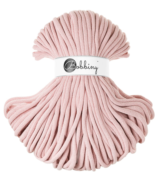 Corde tressée en coton 9mm coloris Pastel Pink – Les Fées Crochett’