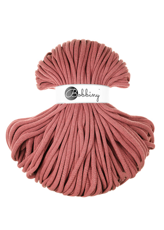 Corde tressée en coton 9mm coloris Peony – Les Fées Crochett’