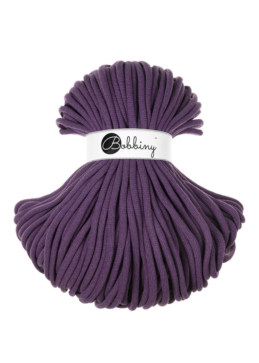 Corde tressée en coton 9mm coloris Violet – Les Fées Crochett’