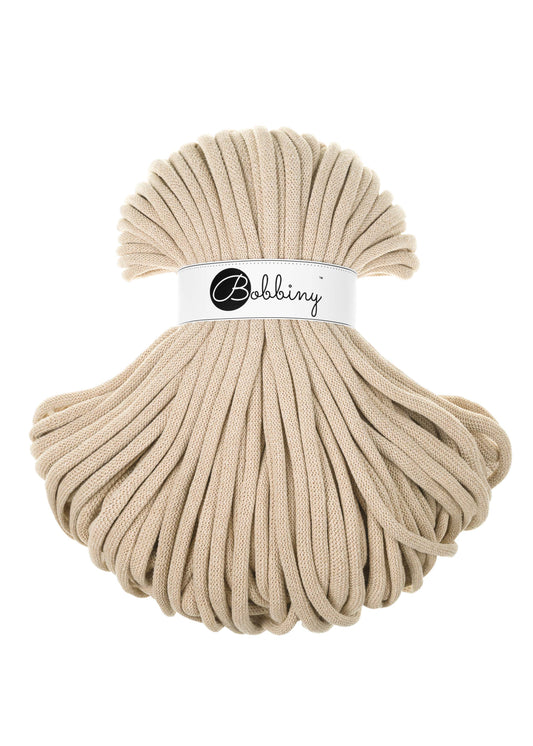 Corde tressée en coton 9mm coloris Warm Beige – Les Fées Crochett’