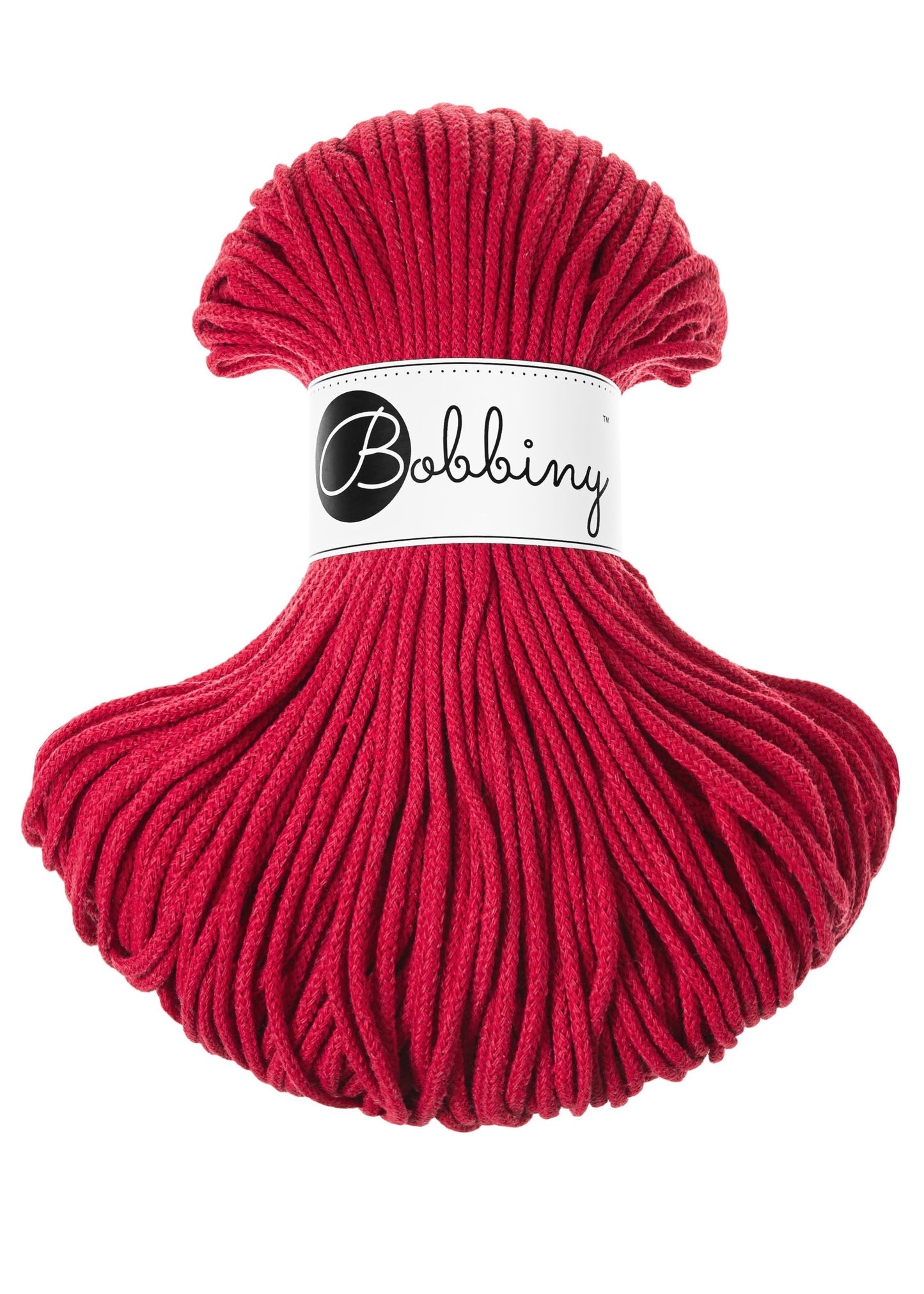 Corde tressée en coton 3mm coloris Red – Les Fées Crochett’