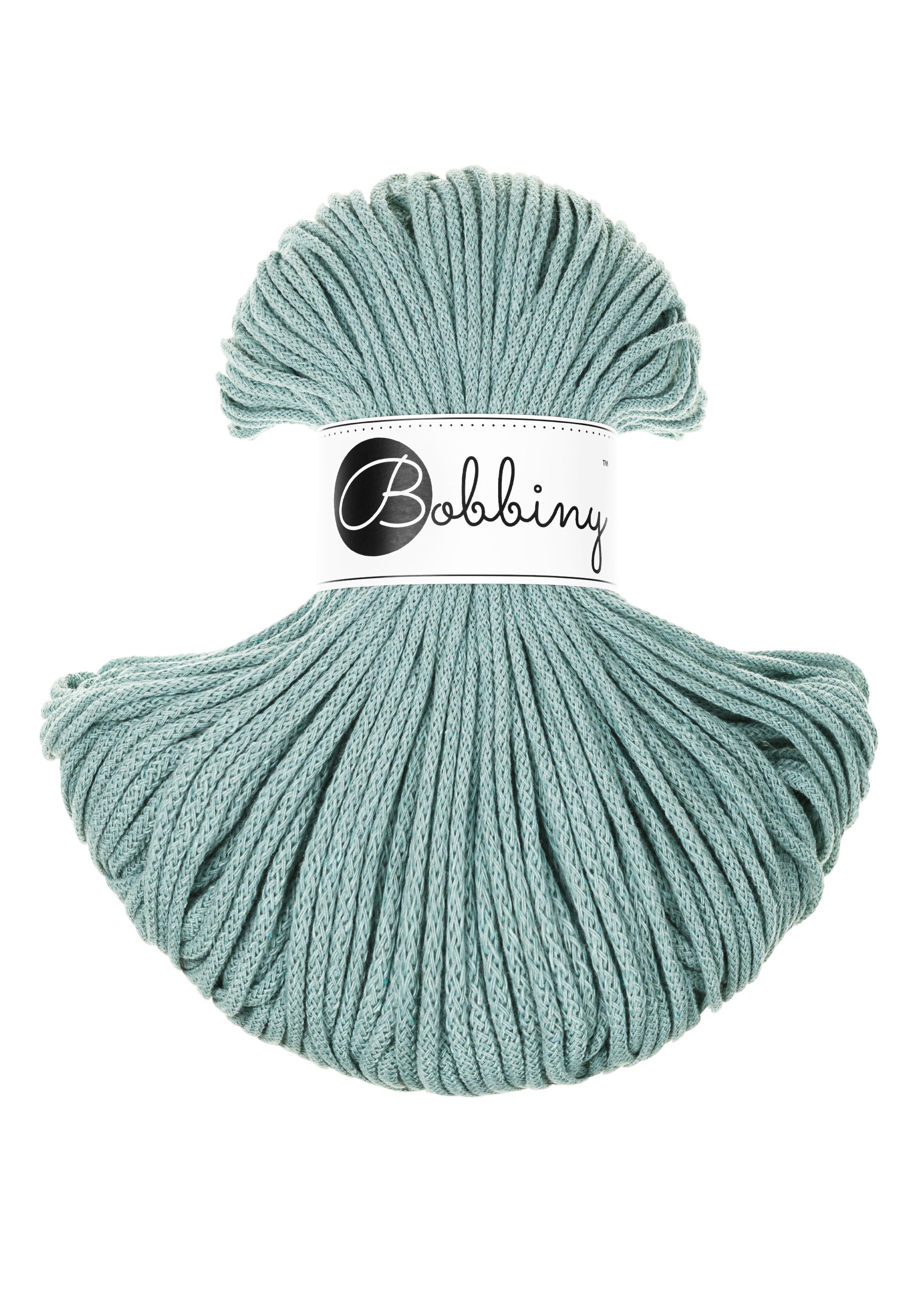 Corde tressée en coton 3mm coloris Duck Egg Blue – Les Fées Crochett’